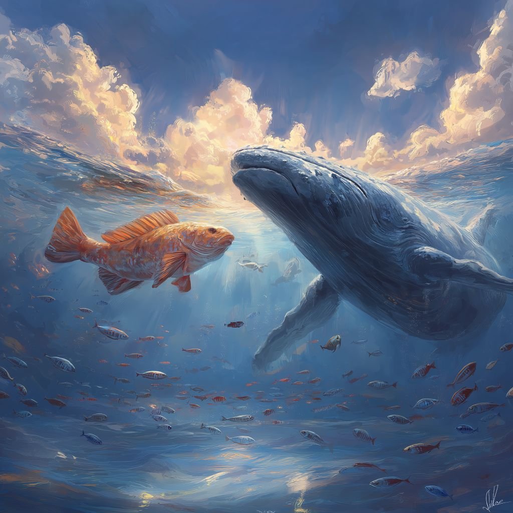 GIÔ-NA BỊ CÁ HAY CÁ VOI NUỐT CHỬNG?